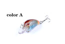 5x 4.5cm Popper Crank Bait Fishing Lure Lures Surface Tackle Saltwater