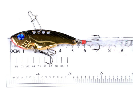 4x 5.5cm Vib Bait Fishing Lure Lures Hook Tackle Saltwater