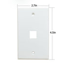 1 Port Cat6 Ethernet Wall Plate Ethernet Cable Wall Plate Adapter
