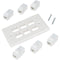 Ethernet Wall Plate 6 Port Cat6 Ethernet Cable Wall Plate Adapter