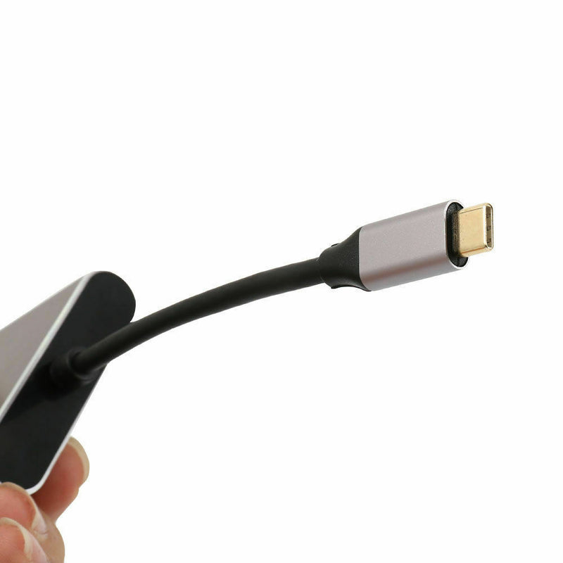 USB Type C to HDMI 4K VGA Adapter For Macbook Chromebook Pixel XPS 13 iPad Pro