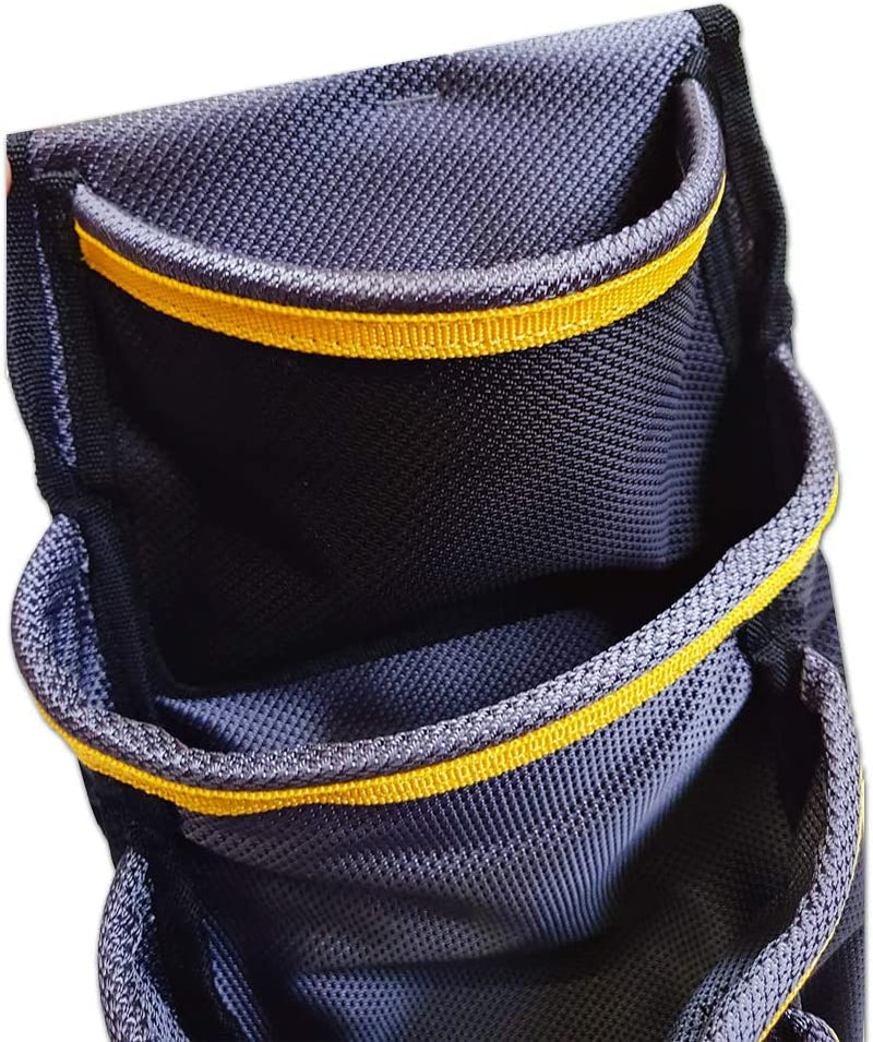 Durable 7 Pocket Carpenter’s Nail & Tool Pouch in 1680 D Nylon / Polyester with a Webbing Belt