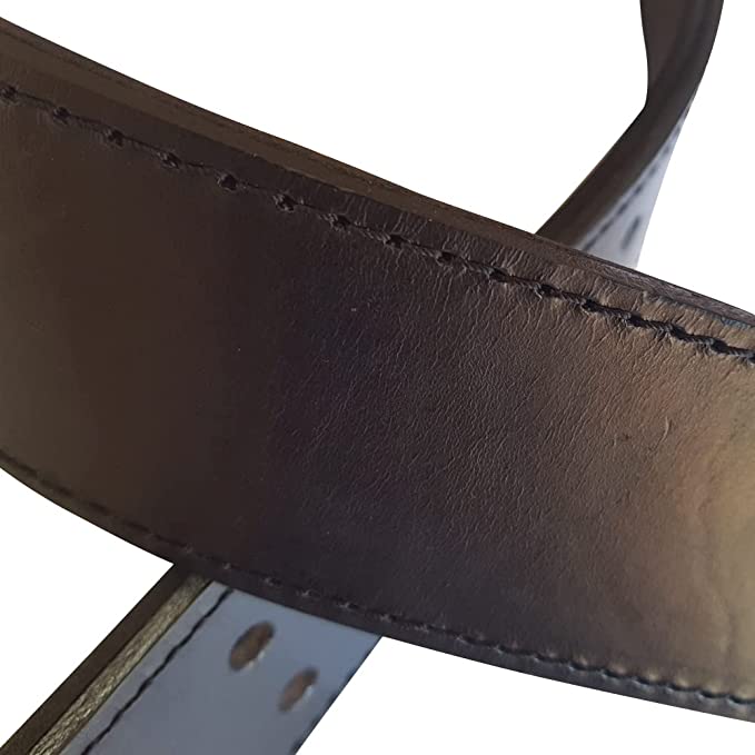 5.8 cm width genuine full grain heavy cowhide leather working belt with EVA padded 122 cm long