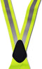 5 cm width Heavy reflective suspender adjustable Elastic Mens Working Suspender Clip On Braces