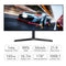 34 Inch Ultrawide 3440x1440 HDMI DP 165Hz 1000:1 Flat LED Gaming Monitor