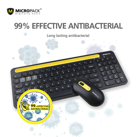 Bluetooth Wireless PC Keyboard Mouse Set For Computer Laptop Power Saving PC