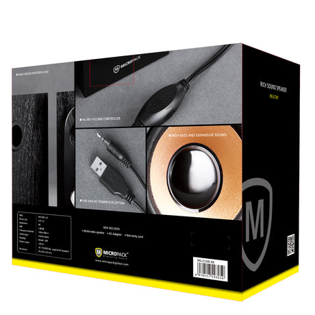 Rich Sound Multimedia Speaker USB+AC Power Ensure Sound Quality and Reduce Noise
