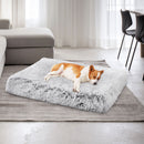 Pet Dog Crate Cage Kennel Bed Mat Sleeping Pad Fluffy Plush Soft Washable Bed XL