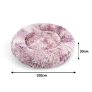 Pawfriends Cat Dog Pet Calming Bed Warm Soft Plush Round Nest Comfy Sleeping Kennel Cave AU