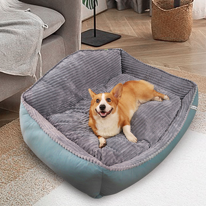 Large Pet Dog Bed Soft Warm Removable Washable High Back Mattress Puppy Mat XL