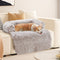 Pet Sofa Bed Dog Calming Sofa Cover Protector Cushion Plush Mat L