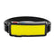 Mountgear Waterproof COB LED Motion Sensor Outdoor USB Rechargeable Headlamp Black