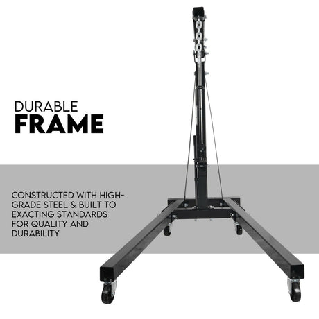 2 Ton Hydraulic Engine Crane Folding Hoist Stand Mobile Garage Workshop