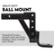 Adjustable Drop Towbar Tow Bar Ball Mount Tongue Hitch Trailer Car 3500KG