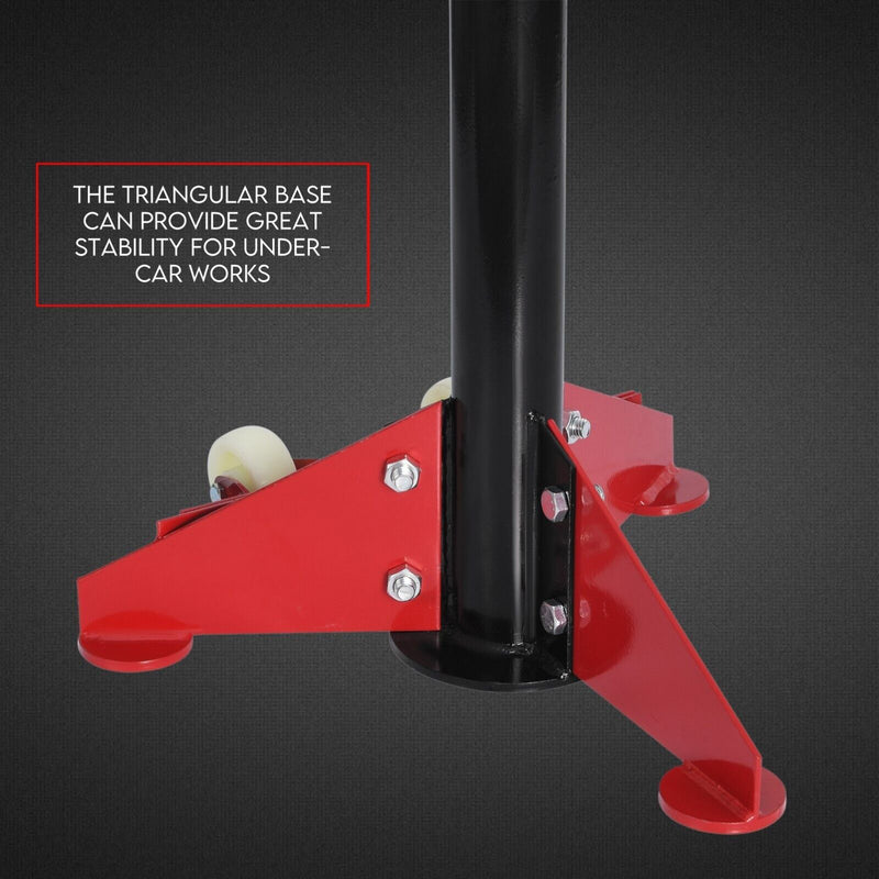 HIGH UNDER CAR SUPPORT STAND TALL AXLE JACK SUPPORT UNDER HOIST STAND LIFTER RAM