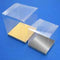 100 Piece Pack -PVC Clear See Through Plastic 15cm Square Cube Box - Large Bomboniere Product Exhibition Gift