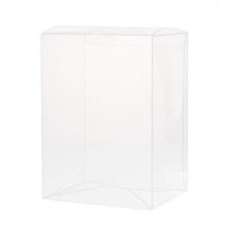 100 Pack of Large Plastic 22x14.5cm Rectangle Cube Box - Exhibition Gift Product Showcase Clear Plastic Shop Display Storage Packaging Box