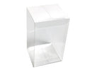100 Pack of Large Plastic 22x14.5cm Rectangle Cube Box - Exhibition Gift Product Showcase Clear Plastic Shop Display Storage Packaging Box