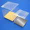 100 Pack of 9cm Sqaured Cube Gift Box -  Product Showcase Clear Plastic Shop Display Storage Packaging Box