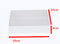 100 Pack of White Card Square Box - Clear Slide On Lid - 20 x 20 x 8cm -  Large Beauty Product Gift Giving Hamper Tray Merch Fashion Cake Sweets Xmas