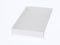 100 Pack of White Card Box - Clear Slide On Lid - 25 x 25 x 6cm - Large Beauty Product Gift Giving Hamper Tray Merch Fashion Cake Sweets Xmas