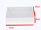 100 Pack of White Card Box - Clear Slide On Lid - 30 x 20 x 8cm -  Large Beauty Product Gift Giving Hamper Tray Merch Fashion Cake Sweets Xmas