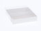 10 Pack of 15cm Square Invitation Coaster Favor Function product Presentation Cookie Biscuit Patisserie Gift Box - 4cm deep - White Card with Clear Slide On PVC Lid
