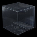 10 Pack of 8cm Square Cube - Product Showcase Clear Plastic Shop Display Storage Packaging Box
