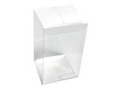 10 Pack of 8x8x10cm Clear PVC Plastic Folding Packaging Small rectangle/square Boxes for Wedding Jewelry Gift Party Favor Model Candy Chocolate Soap Box