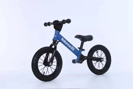 Bike Plus Kids Balance Bike Training Aluminium - Blue with Suspension - 12