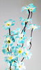 1 Set of 50cm H 20 LED Blue Frangipani Tree Branch Stem Fairy Light Wedding Event Party Function Table Vase Centrepiece Tropical Decoration