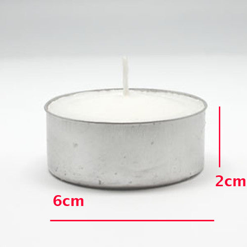 Bulk Buy Large Tealight Candles 6cm Wide in silver foil cup  100 in a pack - Party Event Wedding BBQ Dinner Romantic Ambience Decor