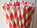 1000 Bulk Wholesale Pack Red White Drinking Straws Biodegradable Eco Paper Birthday Party Event Bistro Bar Cafe Take Away