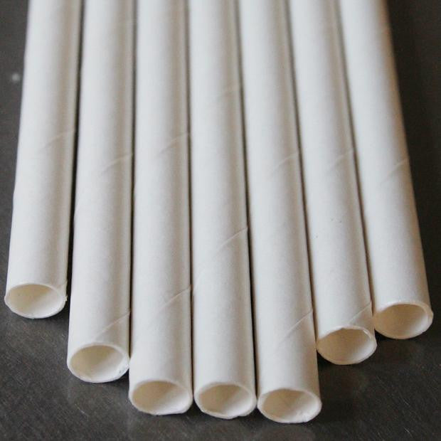 1000 Bulk Wholesale Pack White Drinking Straws Biodegradable Eco Paper Birthday Party Event Bistro Bar Cafe Take Away