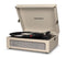 Crosley Voyager Bluetooth Portable Turntable - Dune + Bundled HolySmoke Bluetooth Retro Speaker - Black