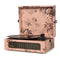 Crosley Voyager Floral - Bluetooth Portable Turntable  & Record Storage Crate