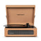 Crosley Voyager Bluetooth Portable Turntable + Entertainment Stand Bundle - Tan