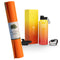 Jade Yoga Harmony Mat - Orange & Iron Flask Wide Mouth Bottle with Spout Lid, Fire, 40oz/1200ml Bundle