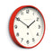 Newgate Number Three Echo Clock Silicone Red