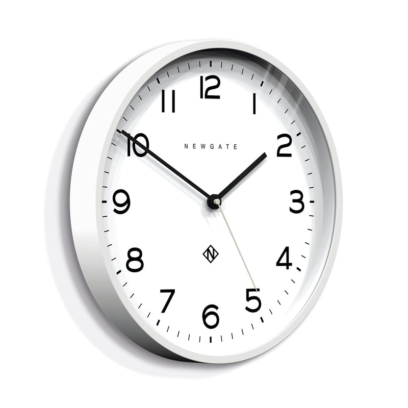 Newgate Number Three Echo Clock Silicone White