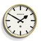 Newgate Railway Clock Yellow