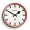 Newgate Railway Clock Red