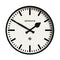 Newgate Railway Clock Black