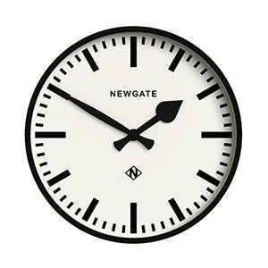 Newgate Railway Clock Black