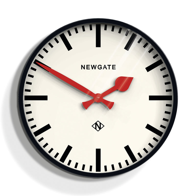 Newgate Putney Clock Black