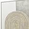 80X120cm Duality's Embrace Light Wood Framed Hand Painted Canvas Wall Art