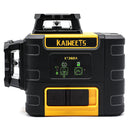 KAIWEETS KT360A Green Laser Level 3 X 360° Rotary Self Leveling with 2 Rechargeable Battery