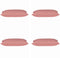 Pack of 4 Dandi Red & White Rectangle Cushion Covers