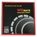 4x 350mm Diamond Dry Wet Turbo Saw Blade 7*3mm Cutting Wheel Disc 25.4/22.2 Tile