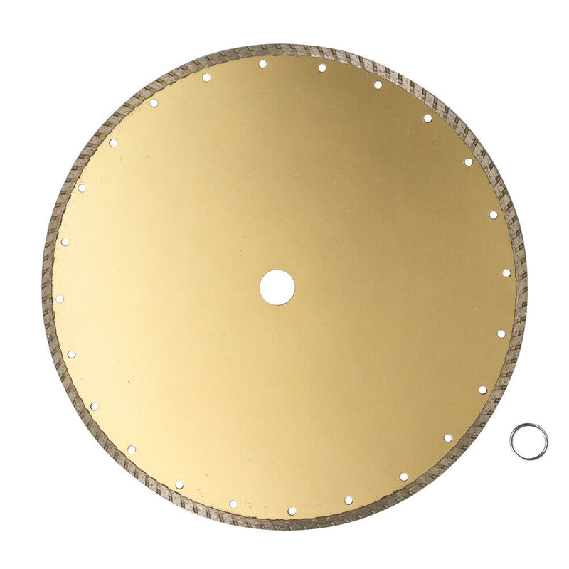4x 350mm Diamond Dry Wet Turbo Saw Blade 7*3mm Cutting Wheel Disc 25.4/22.2 Tile